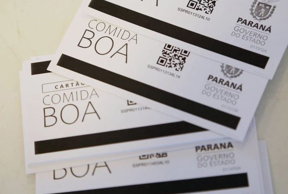 Cartão Comida Boa será distribuído nesta terça (26) e quarta (27), em Curitiba