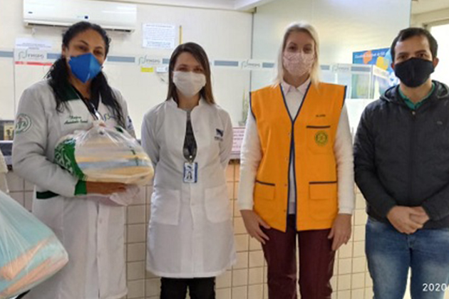 Rotary Alagados entrega doações de materiais para o Hospital Municipal de PG
