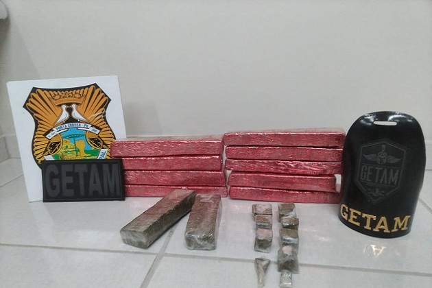 Guarda Municipal apreende mais de quatro quilos de drogas na região do Boa Vista