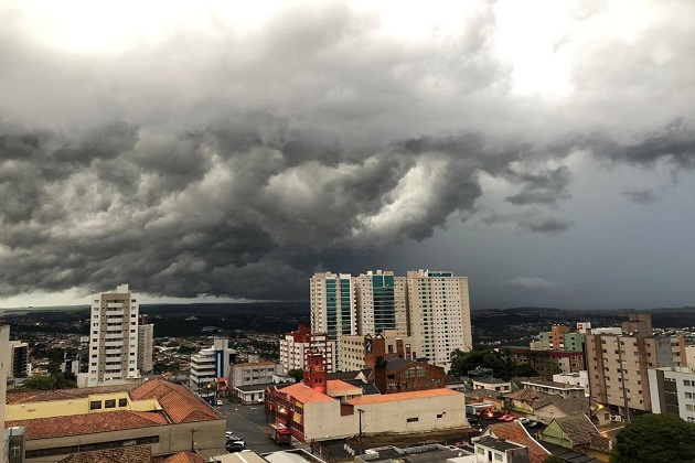 Ciclone extratropical se aproxima do Paraná e ventos podem chegar a 100 Km/h