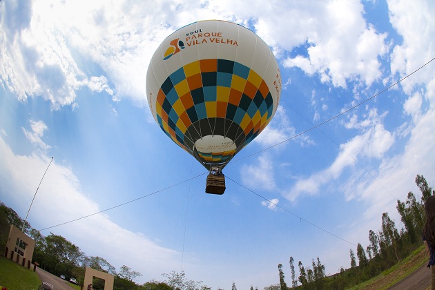 Parque Vila Velha terá voos de balão a partir de R$ 75; confira as demais atrações disponíveis