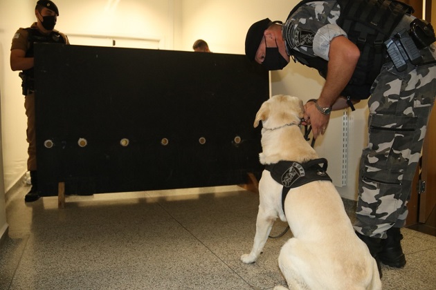 Bope e Polícia Científica se unem para aprimorar treino e uso de cães farejadores de drogas no Paraná