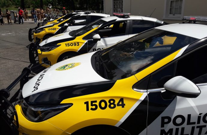 Polícia Rodoviária do Paraná recebe cinco novas viaturas do DER