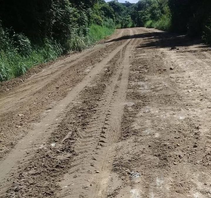 Nesta semana iniciamos o trabalho de manutenção em um trecho de 8km em estrada na localidade do Boqueirão.
