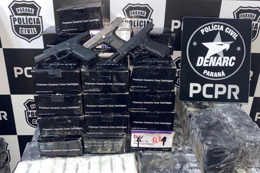 Cerca de 700 kg de cocaína são apreendidos em duas semanas no Paraná