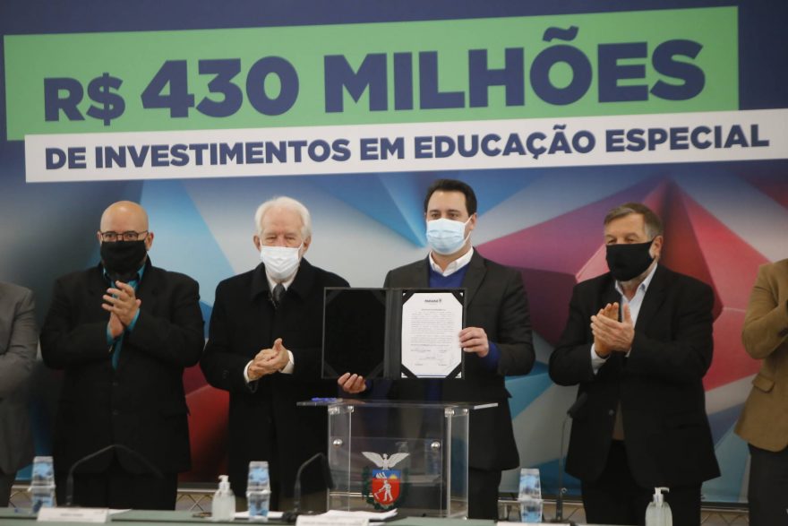 Governo do Estado vai destinar R$ 432,3 milhões para a educação especial do Paraná