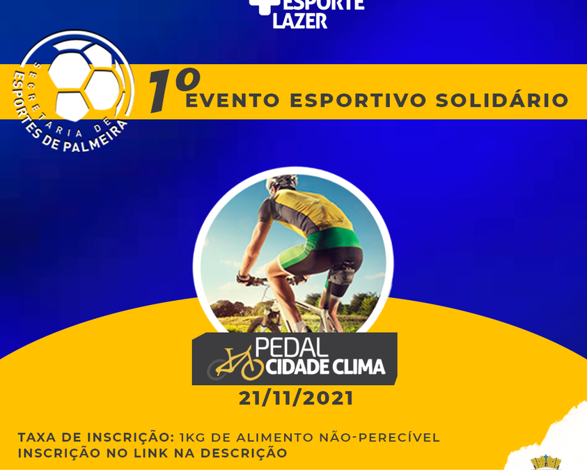 Secretaria de Esporte promove eventos solidários de ciclismo e vôlei de praia