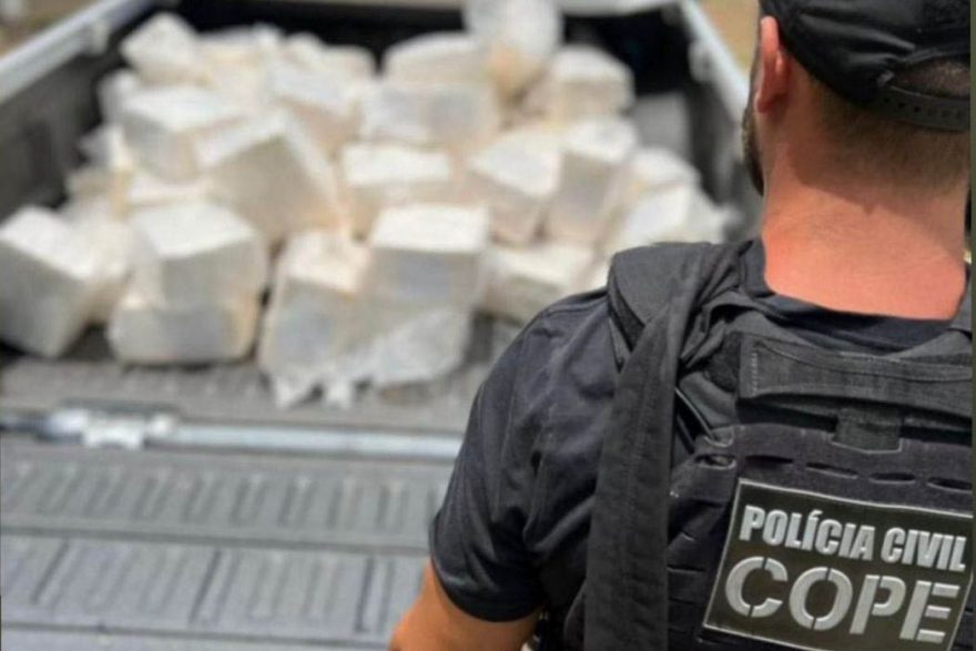 Cinco pessoas são presas e mais de 240 kg de cocaína são apreendidos pela Polícia Civil no PR