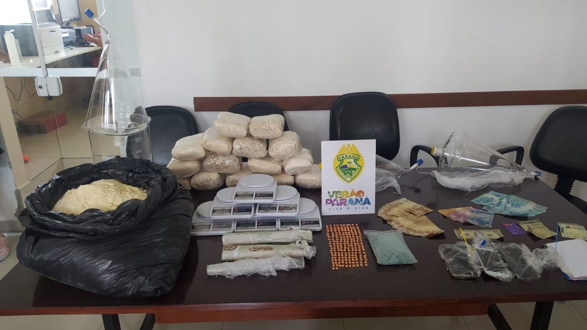 Operação policial localiza laboratório de drogas sintéticas em Guaratuba