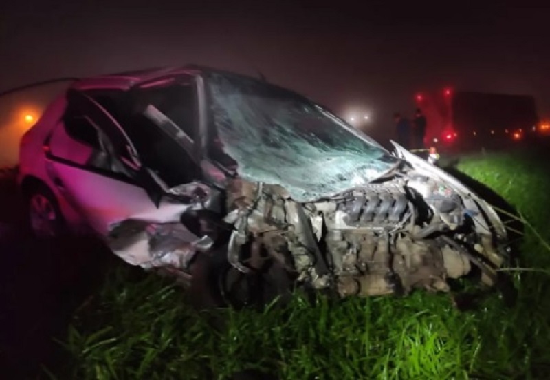 Motorista morre após colisão frontal contra caminhão na BR-369