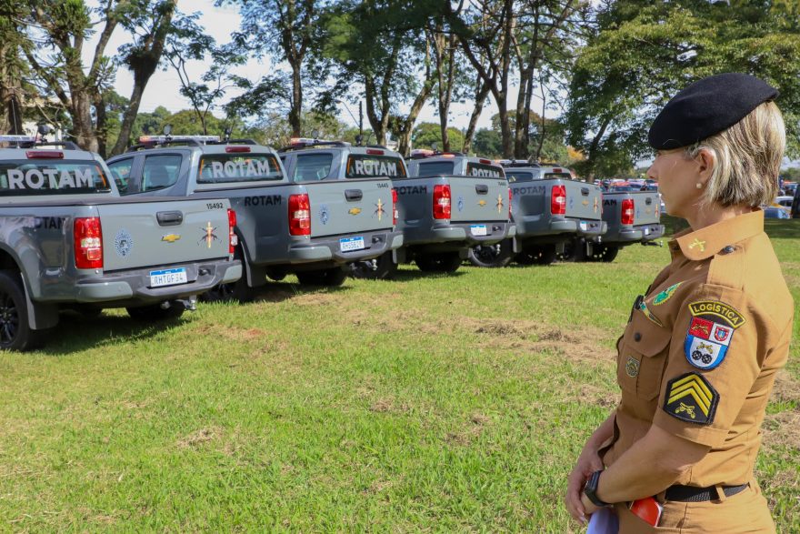 Polícias Militar e Civil do Paraná recebem mais de 90 viaturas