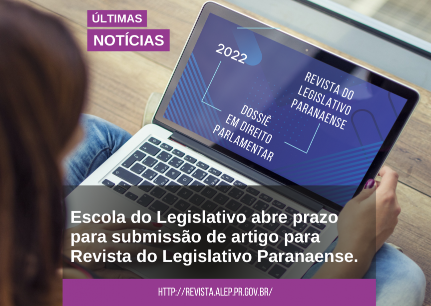 Aberto o prazo para submissão de artigos à Revista do Legislativo