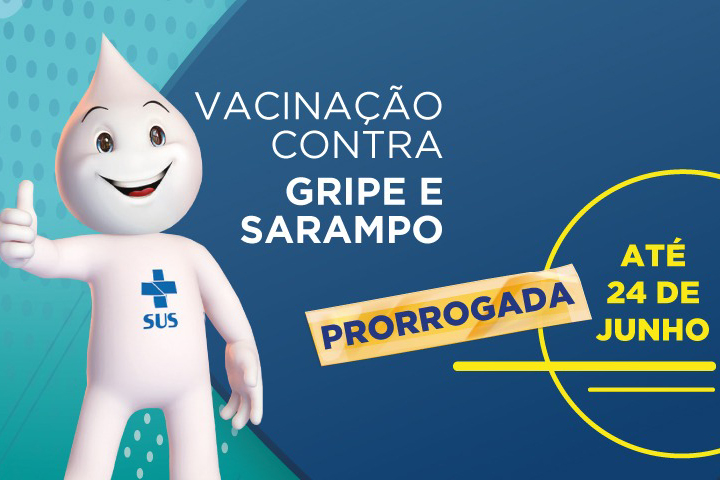 Campanha de vacinação contra gripe e sarampo é prorrogada até 24 de junho no Paraná
