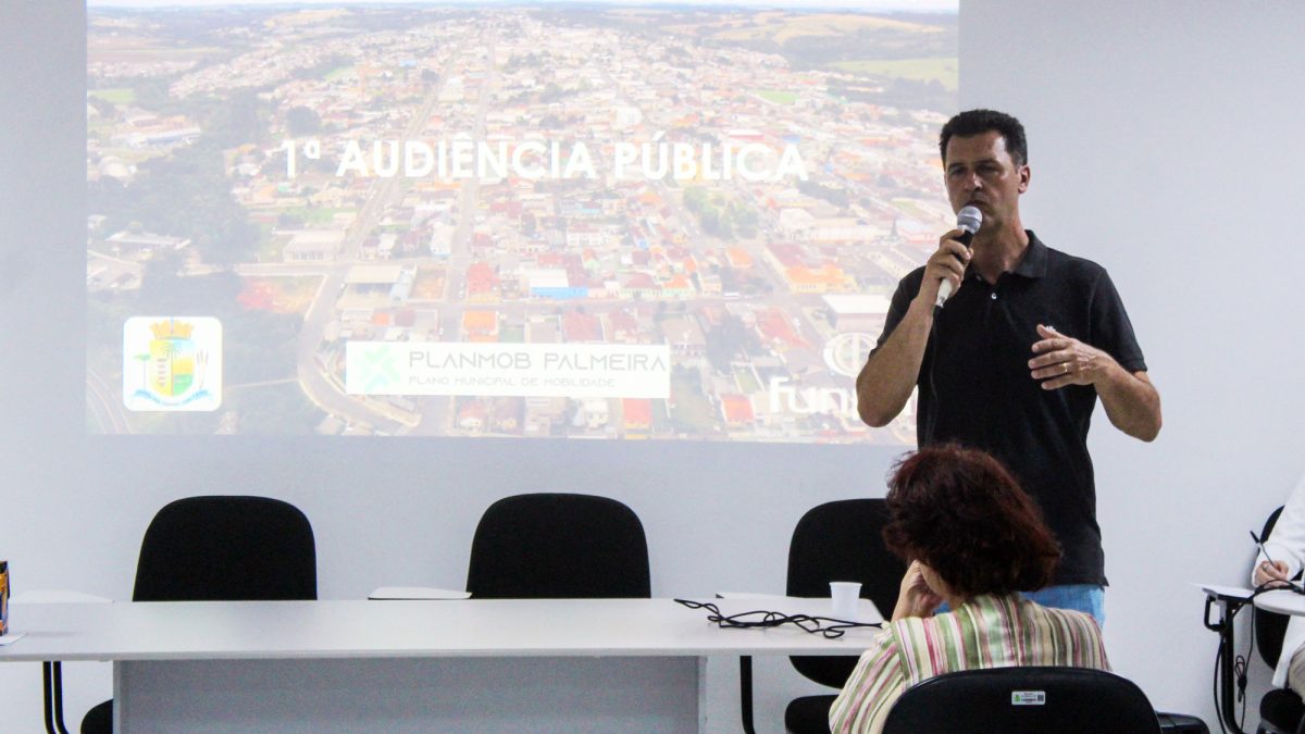 Prefeitura de Palmeira realizou primeira Audiência Pública da revisão do Plano de Mobilidade Urbana
