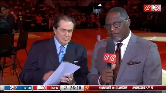 Vídeo: Narrador passa mal ao vivo e causa pânico em partida da NBA