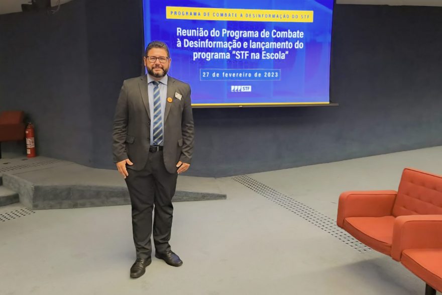Professor representa UEPG em reunião do STF e relata experiências do ‘Projeto Combate à desinformação nos Campos Gerais’