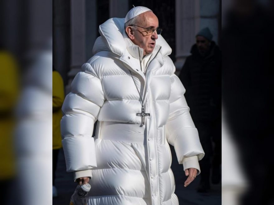 Imagem de papa com casaco estiloso foi feita por Inteligência Artificial; entenda